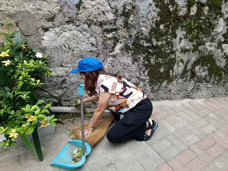 繪就文明幸福景。思唐街道  供圖2